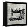 Vintage Sewing Machine-Piper Ballantyne-Framed Stretched Canvas