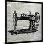 Vintage Sewing Machine-Piper Ballantyne-Mounted Art Print