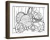 Vintage Shot Line Art-Oxana Zaika-Framed Giclee Print