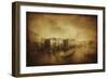 Vintage Shot of Grand Canal, Venice, Italy-null-Framed Photographic Print