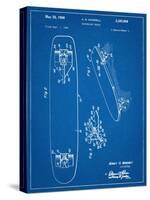 Vintage Skateboard Patent-null-Stretched Canvas