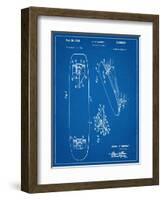 Vintage Skateboard Patent-null-Framed Art Print