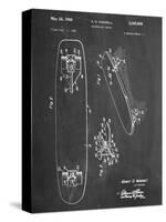 Vintage Skateboard Patent-null-Stretched Canvas