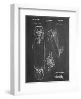 Vintage Skateboard Patent-null-Framed Art Print