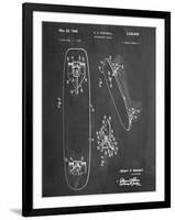 Vintage Skateboard Patent-null-Framed Art Print