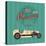 Vintage Sport Racing Cars-vector pro-Stretched Canvas