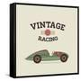 Vintage Sport Racing Cars-vector pro-Framed Stretched Canvas