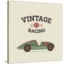 Vintage Sport Racing Cars-vector pro-Stretched Canvas