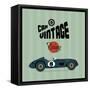 Vintage Sport Racing Cars-vector pro-Framed Stretched Canvas