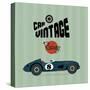Vintage Sport Racing Cars-vector pro-Stretched Canvas