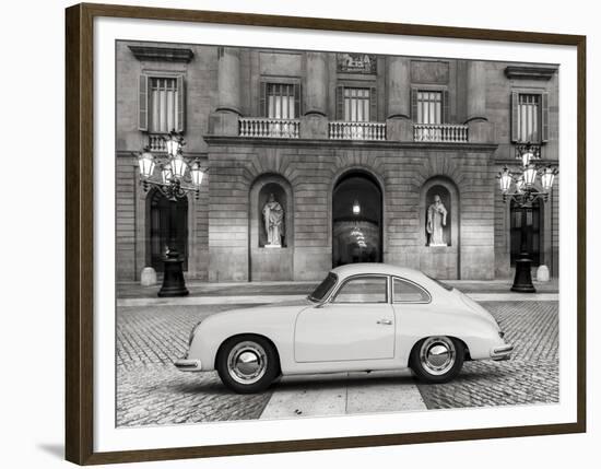 Vintage sports-car 2-Gasoline Images-Framed Art Print