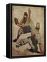 Vintage Sports VII-John Butler-Framed Stretched Canvas