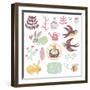 Vintage Spring Collection-smilewithjul-Framed Art Print