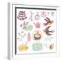 Vintage Spring Collection-smilewithjul-Framed Art Print