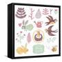 Vintage Spring Collection-smilewithjul-Framed Stretched Canvas