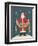 Vintage St.Nick IV-Anne Tavoletti-Framed Art Print