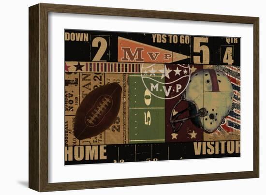 Vintage Stadium-Eric Yang-Framed Art Print