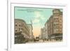 Vintage Street Scene, San Diego, California-null-Framed Premium Giclee Print
