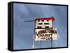 Vintage Street Sign in America-Salvatore Elia-Framed Stretched Canvas