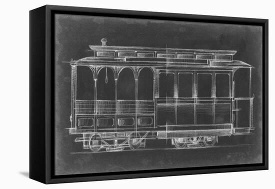 Vintage Streetcar I-Ethan Harper-Framed Stretched Canvas