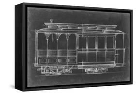 Vintage Streetcar I-Ethan Harper-Framed Stretched Canvas