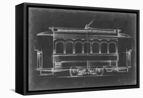 Vintage Streetcar II-Ethan Harper-Framed Stretched Canvas