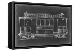 Vintage Streetcar III-Ethan Harper-Framed Stretched Canvas