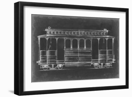 Vintage Streetcar III-Ethan Harper-Framed Art Print