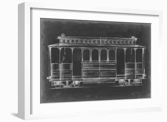 Vintage Streetcar III-Ethan Harper-Framed Art Print