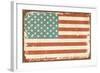 Vintage Style American Flag-Alisa Foytik-Framed Art Print