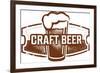 Vintage Style Craft Beer Sign-daveh900-Framed Premium Giclee Print