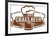 Vintage Style Craft Beer Sign-daveh900-Framed Premium Giclee Print