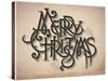 Vintage Style Detailed Christmas Card-traffico-Stretched Canvas