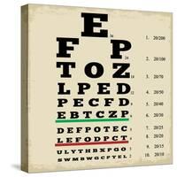 Vintage Style Eye Chart-radubalint-Stretched Canvas