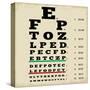 Vintage Style Eye Chart-radubalint-Stretched Canvas