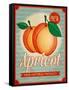 Vintage Styled Apricot-Marvid-Framed Stretched Canvas