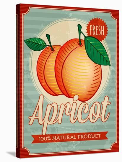 Vintage Styled Apricot-Marvid-Stretched Canvas