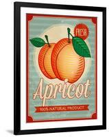 Vintage Styled Apricot-Marvid-Framed Art Print