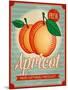 Vintage Styled Apricot-Marvid-Mounted Art Print