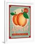 Vintage Styled Apricot-Marvid-Framed Art Print