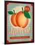 Vintage Styled Apricot-Marvid-Framed Art Print