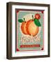 Vintage Styled Apricot-Marvid-Framed Art Print