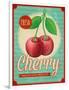 Vintage Styled Cherry-Marvid-Framed Art Print