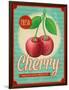 Vintage Styled Cherry-Marvid-Framed Art Print