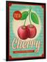 Vintage Styled Cherry-Marvid-Framed Art Print