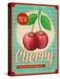 Vintage Styled Cherry-Marvid-Stretched Canvas