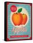 Vintage Styled Fresh Apples-Marvid-Framed Stretched Canvas