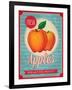 Vintage Styled Fresh Apples-Marvid-Framed Art Print