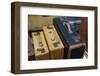 Vintage suitcases.-Julien McRoberts-Framed Photographic Print