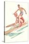 Vintage Surfing Illustration-null-Stretched Canvas